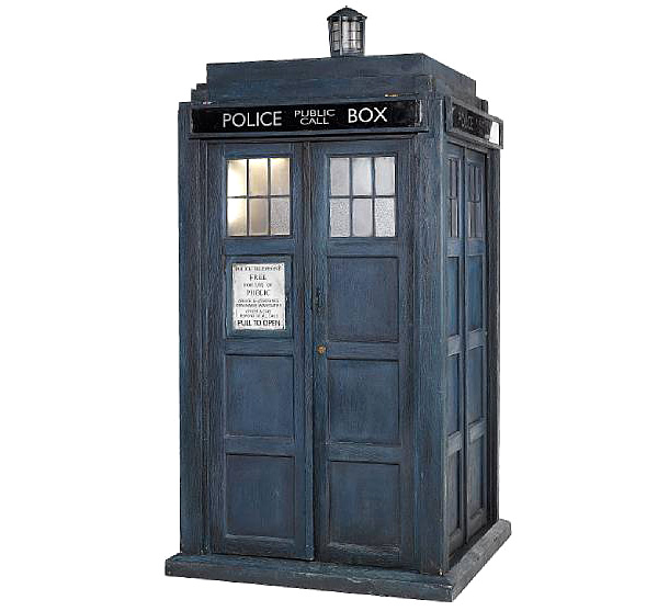Doctor Who Tardis Blue Police Box Patch 4 inches tall 