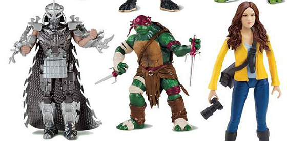 New Teenage Mutant Ninja Turtles April, Shredder, Splinter