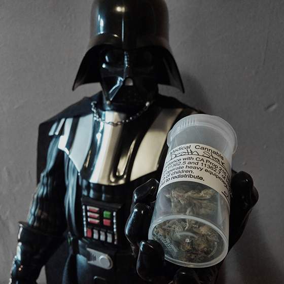 Darth Vader Smoking Weed