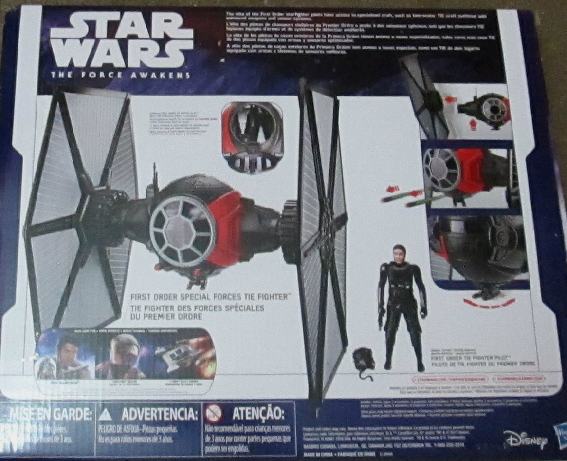 FIRST ORDER SPECIAL FORCES TIE FIGHTER Star Wars The Force Awaken 2015 